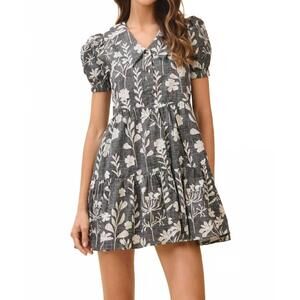 NEW TCEC cameron mini dress in blue